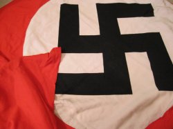 画像1: 30'S〜当時実物　Nazi ナチスドイツ　パレード用大型長旗アンティーク　/イギリス米軍ヒトラーソ連ホロコースト
