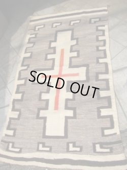 画像2: スペシャル！特大☆30's美品　ナバホラグ　ネイティブインディアン本物*20's