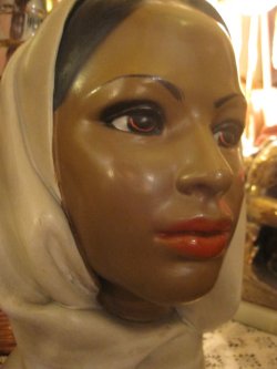 画像2: ■50's　マーワル社ビンテージ女性ターバンヘッド像　アンティーク(5)中東アラブイスラム