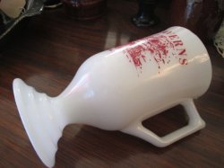 画像4: 70's　USA製アドバタイジング物マグカップ　ミルクガラス
