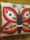 画像2: ◆70's　アメリカアンティーク　蝶柄クッション　バタフライ*蚤の市北欧 (2)