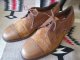 ◆デッドストック高級品　80's〜 LUCIANO SOPRANI 紳士革靴8　1/2Italy