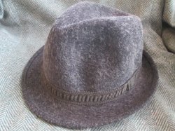 画像1: ■ビンテージ　ユーロ帽子ハット　Vintage*紳士イギリスF&E時計