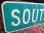 画像3: ◆アメリカ製ヴィンテージ　道路標識看板SOUTH　カリフォルニア  (3)