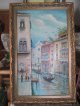 ヴェネチア　水の都　絵画　アンティークUSA　イタリアAntique 