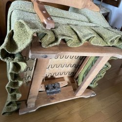 画像9: 希少巨大！50's〜アメリカアンティークBIGカントリー木製ロッキングチェア　USAヴィンテージ椅子家具/70's西海岸カリフォルニアインテリア