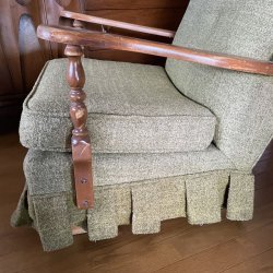 画像8: 希少巨大！50's〜アメリカアンティークBIGカントリー木製ロッキングチェア　USAヴィンテージ椅子家具/70's西海岸カリフォルニアインテリア