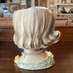 画像4: 希少品！ 50's貴婦人の花瓶　陶器女性アメリカアンティークJapan輸出品/ニューヨークヴィンテージparisヨーロッパVOGUE英国イギリス