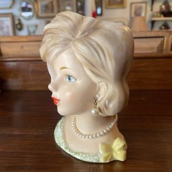 画像3: 希少品！ 50's貴婦人の花瓶　陶器女性アメリカアンティークJapan輸出品/ニューヨークヴィンテージparisヨーロッパVOGUE英国イギリス