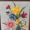 画像3: 希少！70's アメリカアンティー USA花の刺繍壁掛け　ヴィンテージインテリア雑貨レトロ/カリフォルニア西海岸ハワイ英国ニューヨーク家具