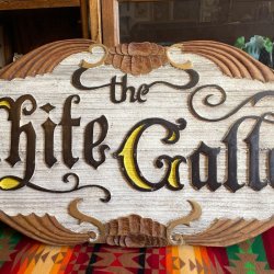 画像3: 希少品！特大BIG70's〜 アメリカアンティーク店舗レストラン木製両面看板　USA製ヴィンテージインテリア/50'sカリフォルニア西海岸家具