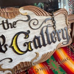 画像5: 希少品！特大BIG70's〜 アメリカアンティーク店舗レストラン木製両面看板　USA製ヴィンテージインテリア/50'sカリフォルニア西海岸家具