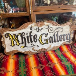 画像2: 希少品！特大BIG70's〜 アメリカアンティーク店舗レストラン木製両面看板　USA製ヴィンテージインテリア/50'sカリフォルニア西海岸家具