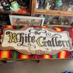 画像7: 希少品！特大BIG70's〜 アメリカアンティーク店舗レストラン木製両面看板　USA製ヴィンテージインテリア/50'sカリフォルニア西海岸家具