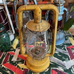 画像5: 希少品！40's〜50's デイツDIETZ 黄色ランタン　USA製アンティーク　　ヴィンテージ雑貨/30's40's古道具ガレージ西海岸キャンプcoleman古着