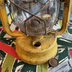 画像3: 希少品！40's〜50's デイツDIETZ 黄色ランタン　USA製アンティーク　　ヴィンテージ雑貨/30's40's古道具ガレージ西海岸キャンプcoleman古着