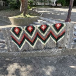 画像7: 希少品BIG！60's〜70'sアメリカアンティーク　ネイティブ柄ウールラグ　USAヴィンテージ/40'sプエブロ家具pendletonチマヨペンドルトン古着ナバホ族