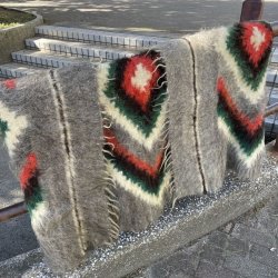 画像9: 希少品BIG！60's〜70'sアメリカアンティーク　ネイティブ柄ウールラグ　USAヴィンテージ/40'sプエブロ家具pendletonチマヨペンドルトン古着ナバホ族