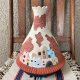 貴重！70's BIGアリゾナ州ヴィンテージ　陶器製のインディアン住居お香容器　ネイティブアメリカン雑貨/ナバホ族チマヨプエブロ