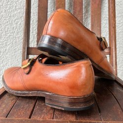 画像4: 抜群！ALDEN オールデン　ベルト式革靴レザーシューズ8 1/2 B/D アメリカヴィンテージMADE IN USA/紳士50'sトラッドアメカジ古着