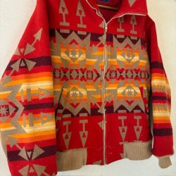 画像3: レア！ペンドルトンpendleton　ネイティブ柄ウールジャケットS ヴィンテージ古着/インディアン40's50's30'sナバホ族チマヨアリゾナ州