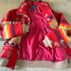 画像10: レア！ペンドルトンpendleton　ネイティブ柄ウールジャケットS ヴィンテージ古着/インディアン40's50's30'sナバホ族チマヨアリゾナ州