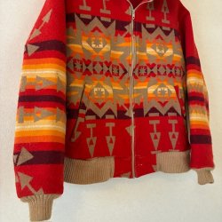 画像4: レア！ペンドルトンpendleton　ネイティブ柄ウールジャケットS ヴィンテージ古着/インディアン40's50's30'sナバホ族チマヨアリゾナ州