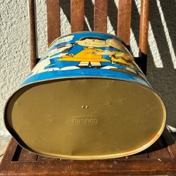 画像7: 貴重！60's スヌーピー　SNOOPYゴミ箱　アメリカアンティーク雑貨/チャーリーブラウン50'sスマーフUSAヴィンテージ古着ディズニーアメカジ