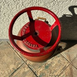 画像2: 希少品！実物真鍮製　50's〜60'sアメリカアンティーク消化器　USAヴィンテージ雑貨/店舗什器40's米軍インダストリアル家具西海岸テキサス