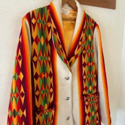 画像6: レア！50's〜60's ペンドルトンpendleton　ネイティブジャケット　ニューメキシコ州ヴィンテージ古着/インディアンnavajoウエスタンチマヨ
