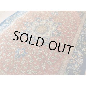 画像: 新品★最高級イラン　クム産 ペルシャ絨毯オリジナル*ヘレケキリム