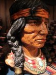 画像1: ◆60's インディアン　ヴィンテージ胸像*ラコタズニ族オルテガ卍ネイティブ