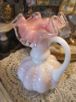 画像1: 稀少品◆50'S　Fenton　フェントンガラス　花瓶　アンティーク アメリカantique