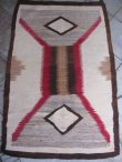 画像1: 1930年代〜Navajo Rug　美品ナバホラグ　ネイティブインディアン本物*ズニプエブロ