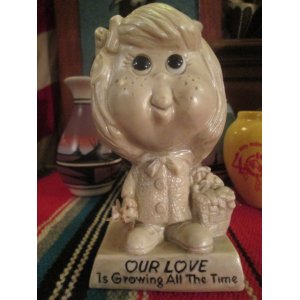 画像: 貴重！70's アメリカ製ヴィンテージ OUR LOVE ちょっと珍しいメッセージドール　/ハワイ西海岸USA60'sロサンゼルス