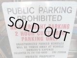 画像: USA実物 Pubic　Parking ビンテージ看板ロードサイン道路標識(2) /店舗ディスプレイ