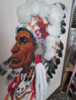 画像4: BIG！ネイティブアメリカン　インディアン壁掛け70'sビンテージ 