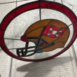 画像3: 希少品！70's〜アメリカアンティーク　アメフトのステンドグラス壁掛け　USAヴィンテージスポーツ雑貨/NFL古着野球サッカーカリフォルニア