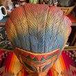 画像3: 貴重巨大！60's〜70's BIGネイティブアメリカン　インディアン木彫り像　USAアンティーク 　ヴィンテージ雑貨/navajoアリゾナ州50'sナバホ族古着プエブロウエスタン