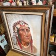 画像5: 希少品！ネイティブアメリカン　Chief酋長インディアン油彩絵画　USAヴィンテージ　プエブロ雑貨/ナバホ族ホピ壷カチナチマヨ50'sアリゾナ州ペンドルトン