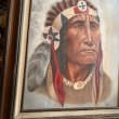 画像4: 希少品！ネイティブアメリカン　Chief酋長インディアン油彩絵画　USAヴィンテージ　プエブロ雑貨/ナバホ族ホピ壷カチナチマヨ50'sアリゾナ州ペンドルトン