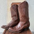画像3: レア美品！箱付き80's〜USA製ウエスタンブーツ9D DAN POST テキサスTexasヴィンテージ革靴/70's60'sアメリカ古着アリゾナ州ネイティブ