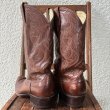 画像9: レア美品！箱付き80's〜USA製ウエスタンブーツ9D DAN POST テキサスTexasヴィンテージ革靴/70's60'sアメリカ古着アリゾナ州ネイティブ