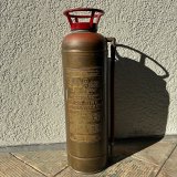 画像: 希少品！実物真鍮製　50's〜60'sアメリカアンティーク消化器　USAヴィンテージ雑貨/店舗什器40's米軍インダストリアル家具西海岸テキサス