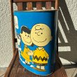 画像9: 貴重！60's スヌーピー　SNOOPYゴミ箱　アメリカアンティーク雑貨/チャーリーブラウン50'sスマーフUSAヴィンテージ古着ディズニーアメカジ