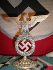 画像1: ◆当時実物30's〜40'sナチスドイツ鷲卍の置物*ロシアイギリス戦争