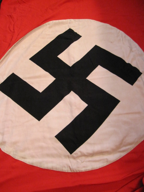 30'S〜当時実物 Nazi ナチスドイツ パレード用大型長旗アンティーク