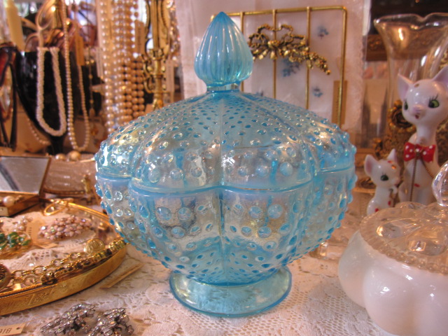 画像1: 希少◆50'S　Fenton　フェントンキャンディーディッシュAntique*英国USA