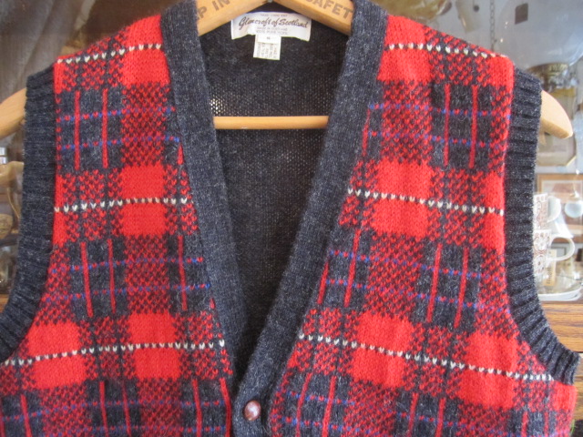 画像3: ◆スコットランド　100%Pure Wool ベスト　Ｓビンテージ*F&E紳士