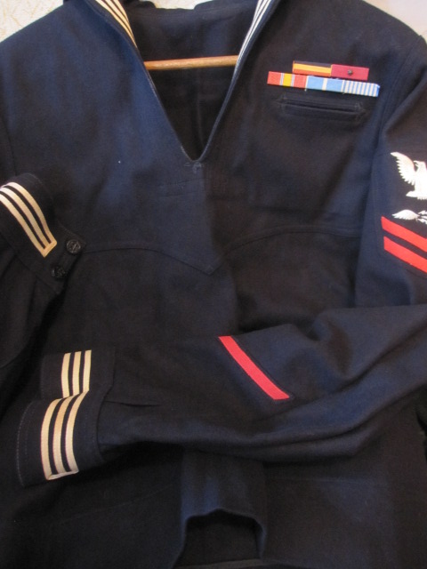 画像1: ◆50's 　US NAVY制服上下セット　海軍ビンテージ*ミリタリーマリーン